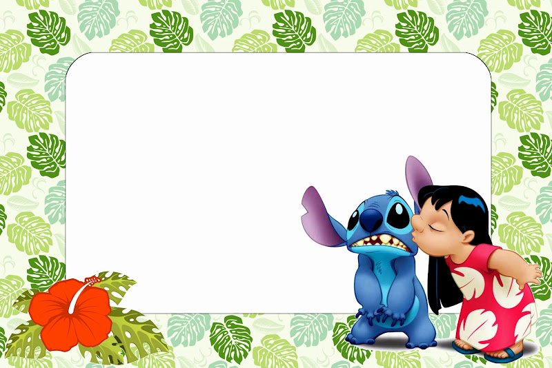 Lilo and Stitch Invitation Template Best Of Lilo and Stitch Free Printables and Oh My