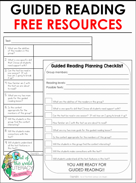 Literacy Lesson Plan Template Awesome 9 Essential Questions when Planning for Guided Reading