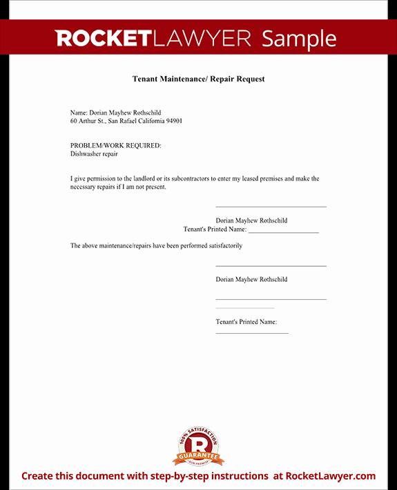 Maintenance Service Request form Template Elegant Maintenance Request form Tenant Maintenance Request Template