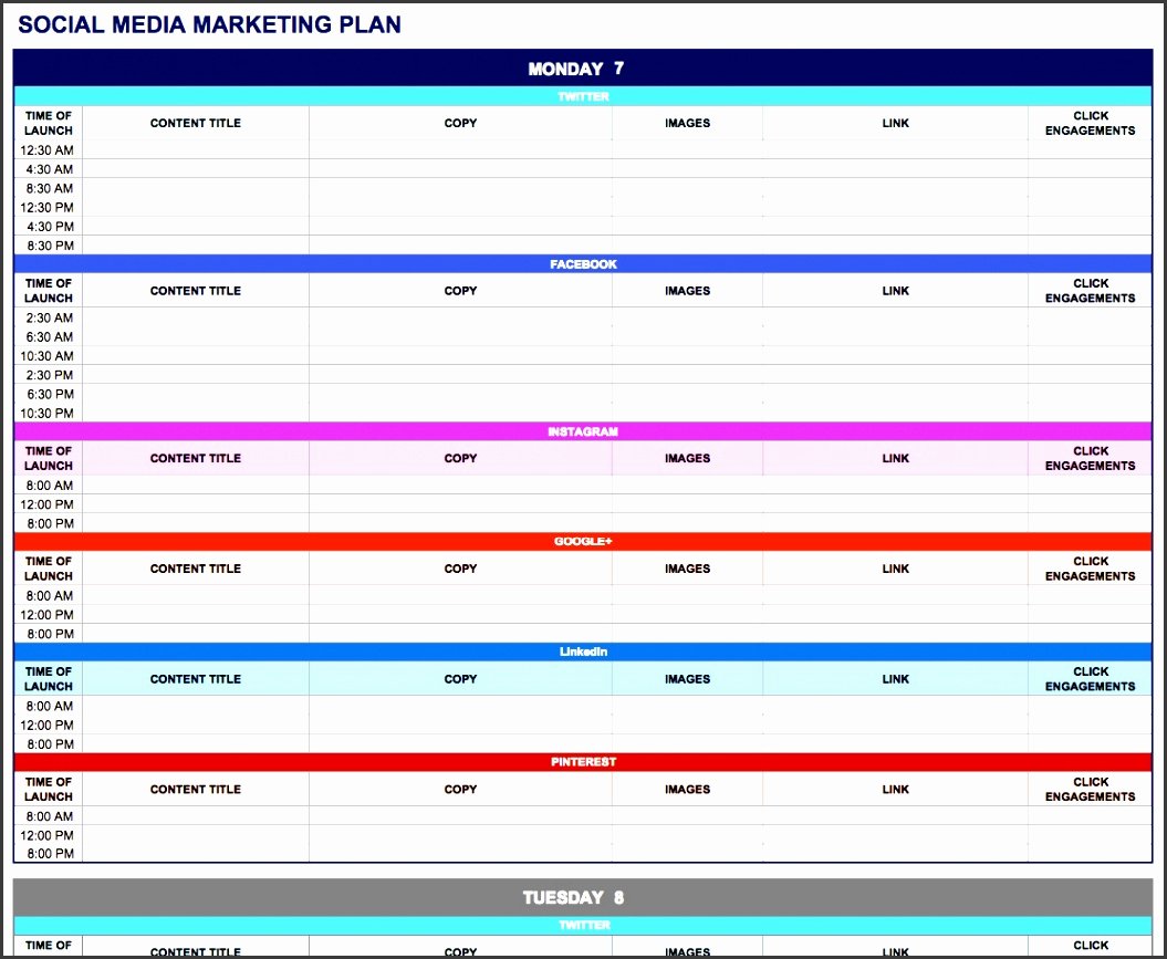 Marketing Action Plan Template Excel Elegant 6 How to Create Weekly Marketing Report In Excel