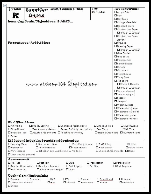 Marzano Lesson Plan Template Doc Unique Lesson Plan Template Marzano