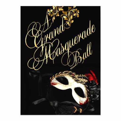 Masquerade Ball Invitations Template Awesome Masquerade Ball Invitation