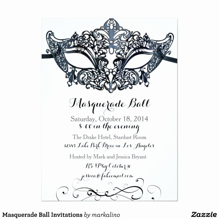 Masquerade Ball Invitations Template Luxury Masquerade Ball Invitations