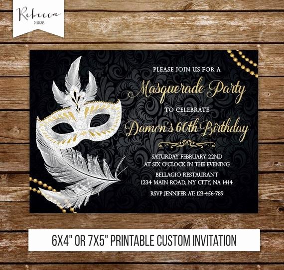 Masquerade Ball Invitations Template New Masquerade Invitation Masquerade Ball Invitation Masquerade