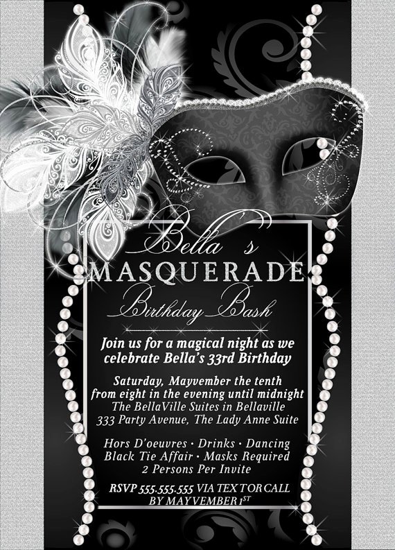 Masquerade Ball Invitations Template New Masquerade Party Invitation Mardi Gras Party Party