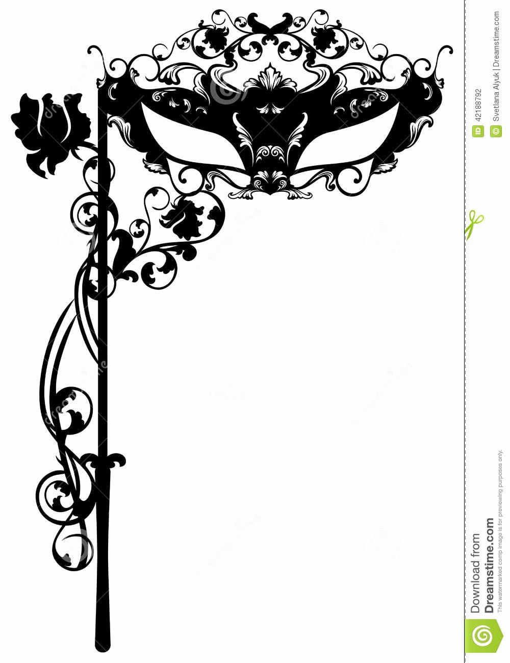 Masquerade Mask Invitation Template Best Of Face Mask Stock Vector Illustration Of Illustration