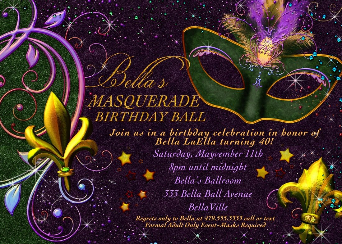 Masquerade Mask Invitation Template Luxury Mardi Gras Party Invitations Templates Cloudinvitation