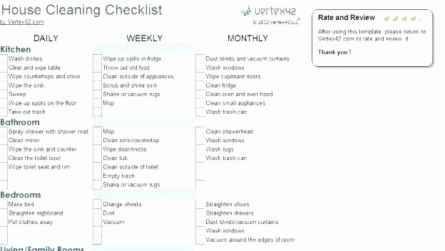 Master Cleaning Schedule Template Fresh Warehouse Cleaning Schedule Template