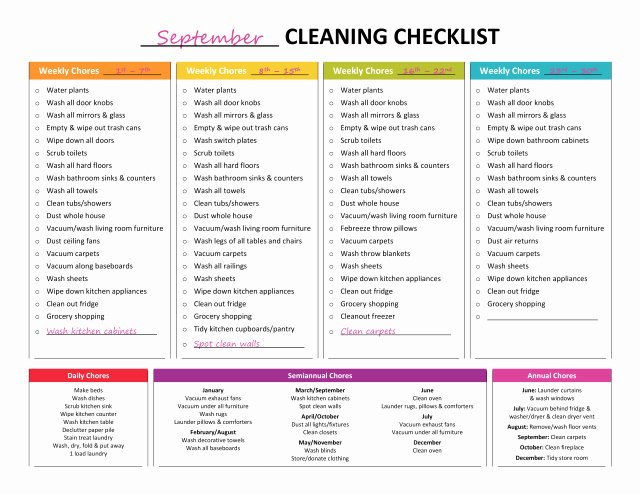 Master Cleaning Schedule Template Luxury Plete Housekeeping Printable Set – Gone Like Rainbows