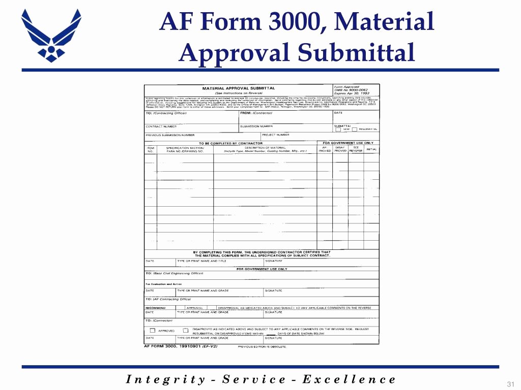 Material Submittal form Template Lovely Ppt Preconstruction orientation Powerpoint Presentation