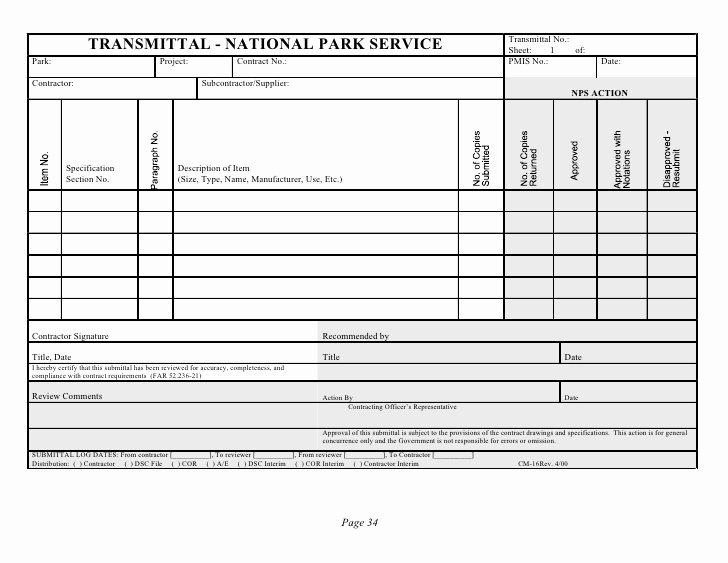 Material Submittal form Template New Material Drawing Sample Document Submittal form In Excel