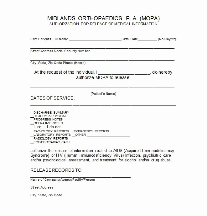Medical Consent form Template Free New 30 Medical Release form Templates Template Lab