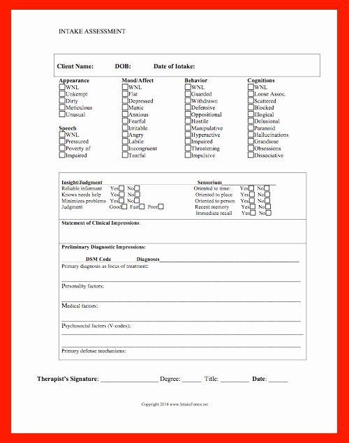 Medical Intake form Template Inspirational 11 Best Intake forms Images On Pinterest