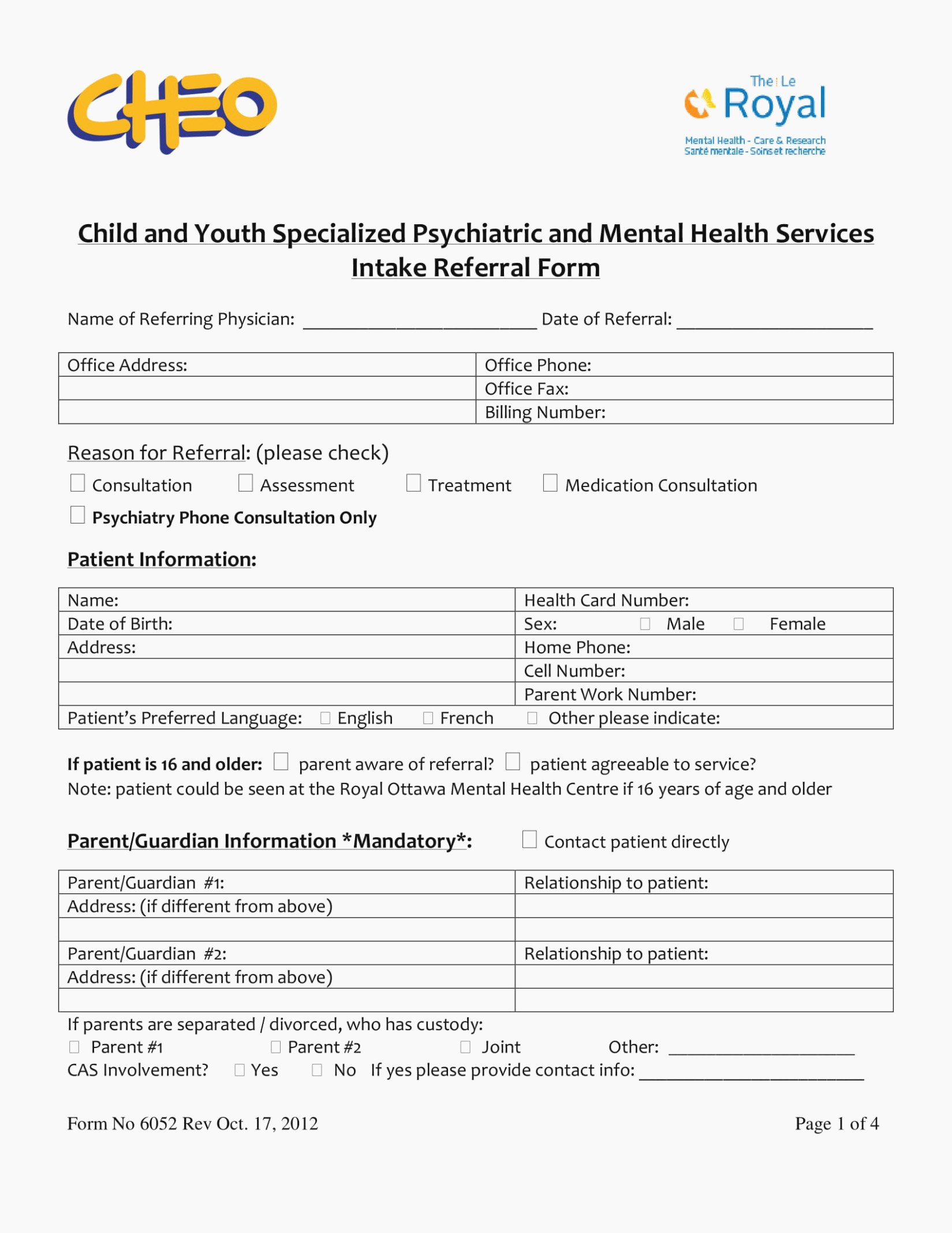 Medical Intake form Template Inspirational Five thoughts You Have as