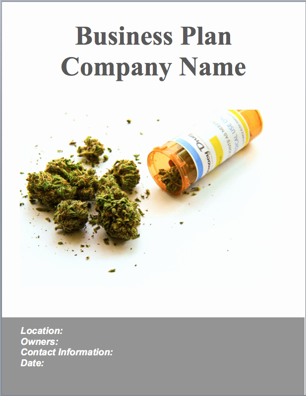 Medical Marijuana Business Plan Template New Medical Marijuana Dispensary Business Plan Sample Pages