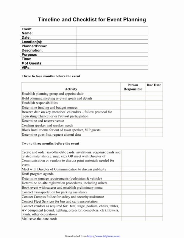 Meeting Planner Checklist Template Awesome Download A Free event Planning Checklist to Make Your