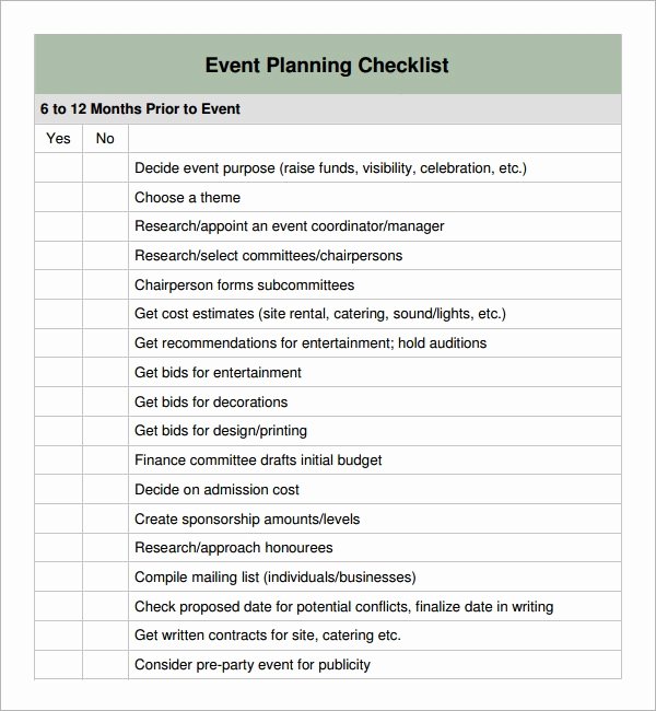 Meeting Planner Checklist Template Best Of 11 Sample event Planning Checklists – Pdf Word