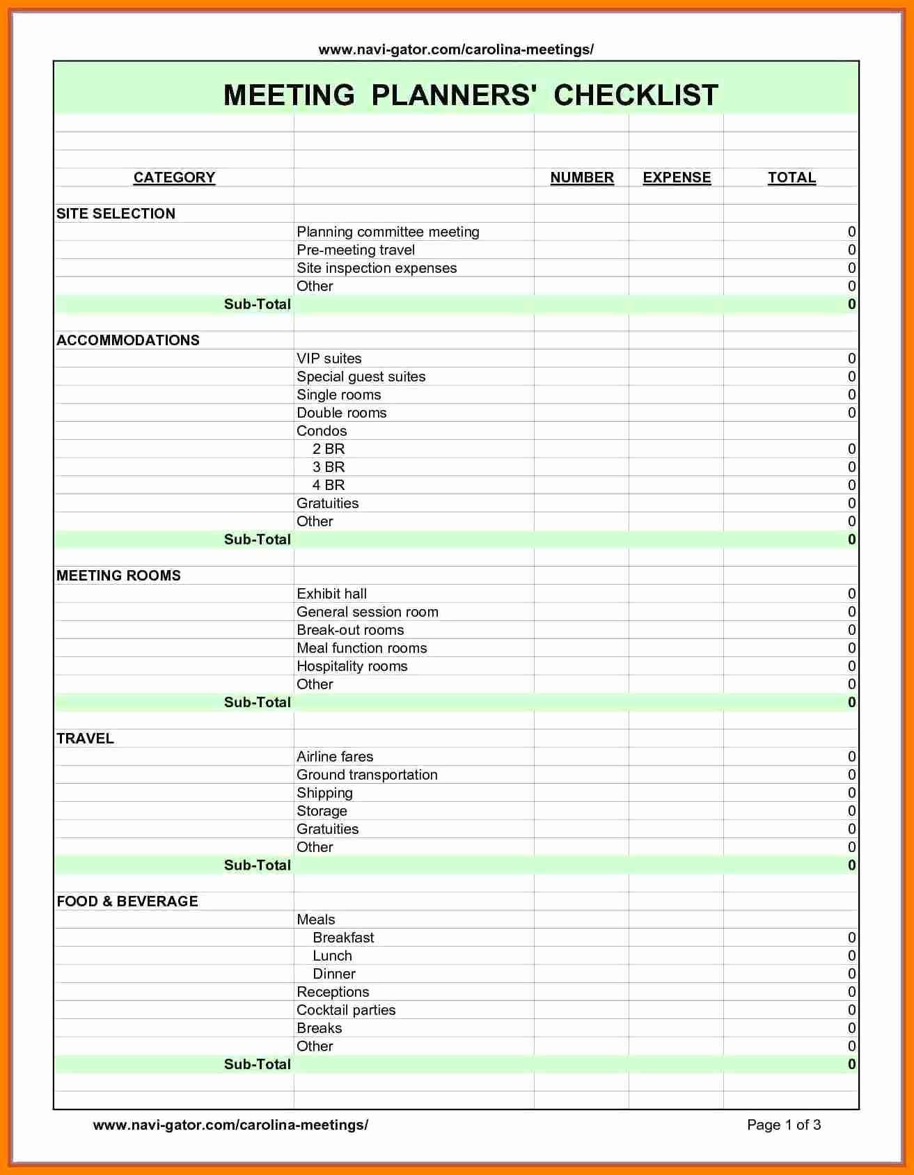 Meeting Planner Checklist Template Elegant Meeting Planning Checklist Kendi Charlasmotivacionales Co