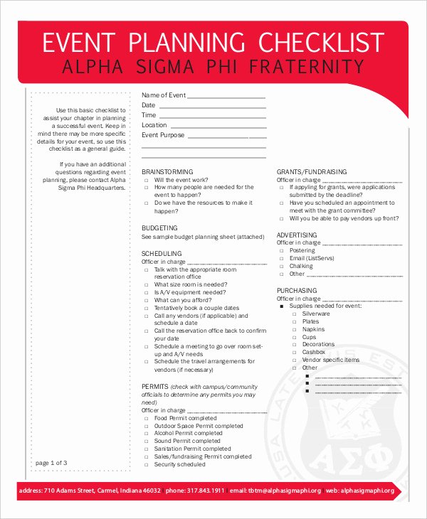 Meeting Planner Checklist Template Fresh event Planning Checklist 16 Free Word Pdf Documents