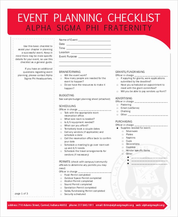 Meeting Planner Checklist Template Fresh event Planning Checklist 16 Free Word Pdf Documents