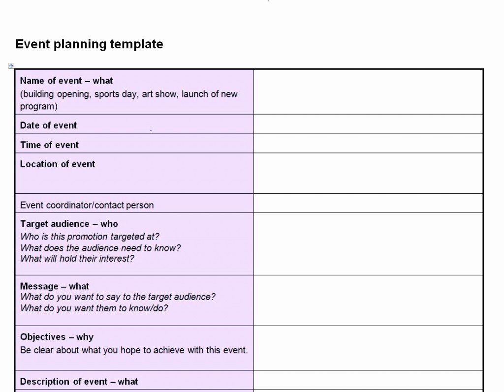 Meeting Planner Checklist Template New event Planning Checklist Template