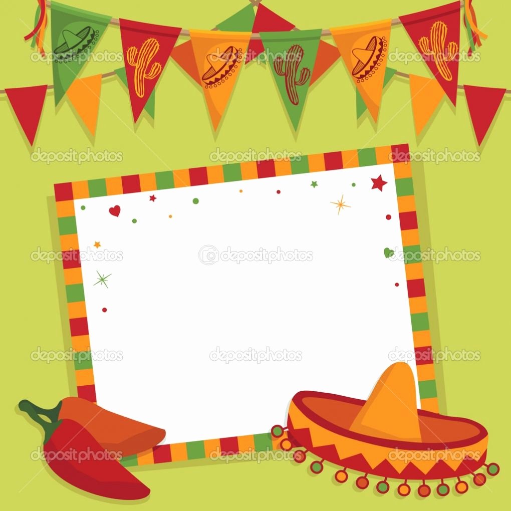 Mexican Party Invite Template Unique Mexican Fiesta Invitation Templates Free