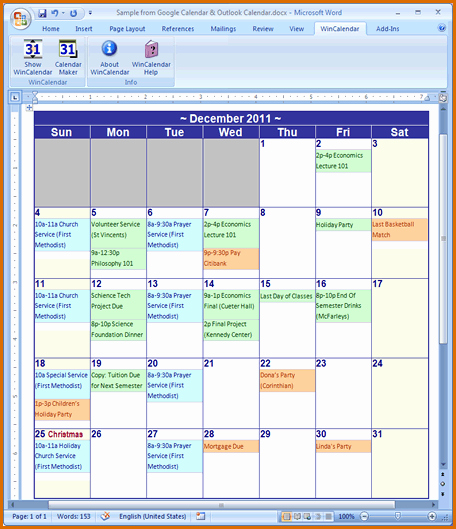 Microsoft Word Schedule Template Best Of 13 Calendar Template Microsoft Word