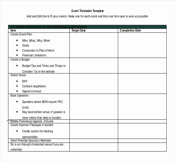 √ 30 Microsoft Word Schedule Template | Effect Template