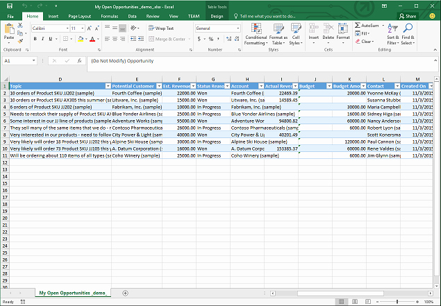Migration Plan Template Excel Elegant Analysieren Ihrer Daten Mit Excel Vorlagen In Dynamics 365