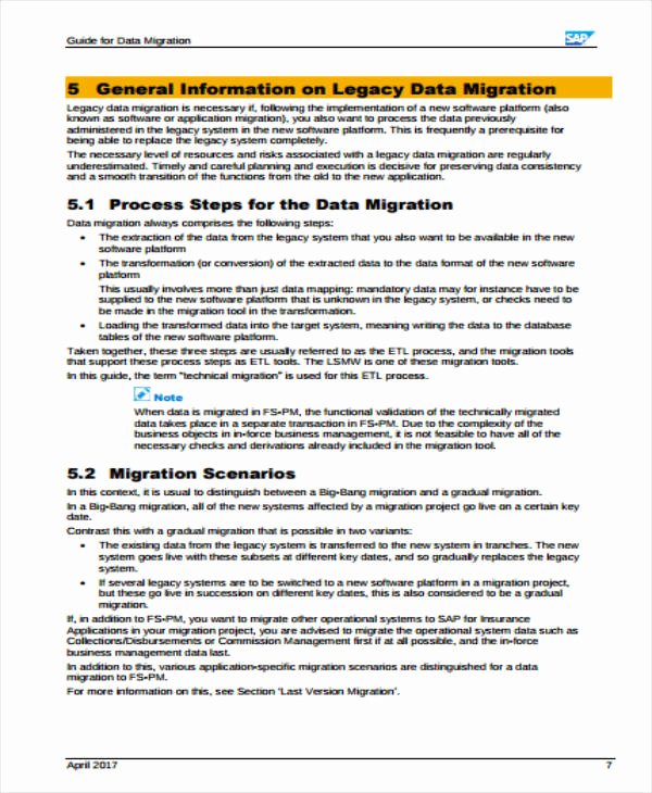 Migration Project Plan Template Fresh 4 Migration Project Plan Templates Pdf