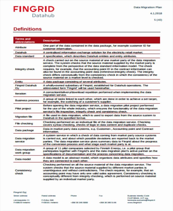 Migration Project Plan Template Fresh 4 Migration Project Plan Templates Pdf