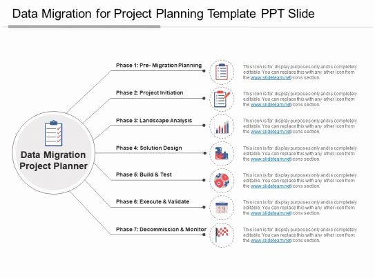 Migration Project Plan Template Fresh Data Migration for Project Planning Template Ppt Slide