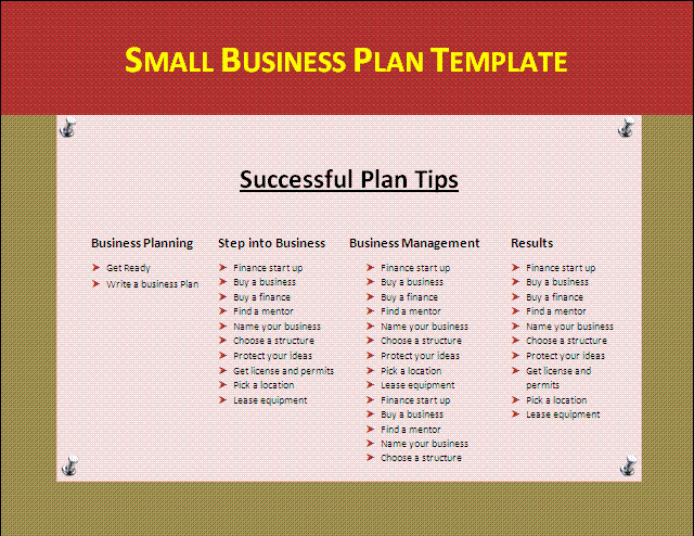 Mini Business Plan Template Beautiful Let S Build Your Small Business Plan Template