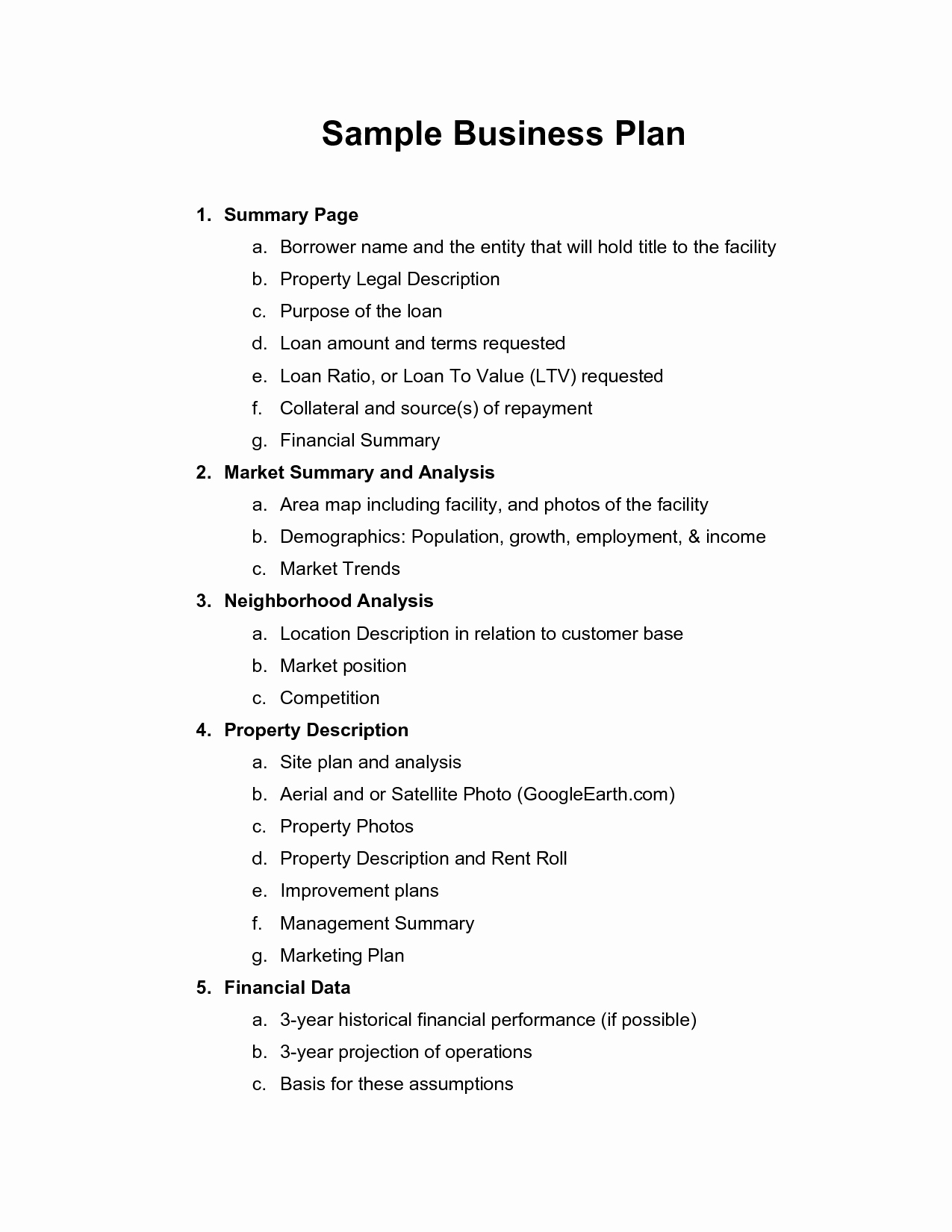 Mini Business Plan Template Best Of Free Printable Business Plan Sample form Generic