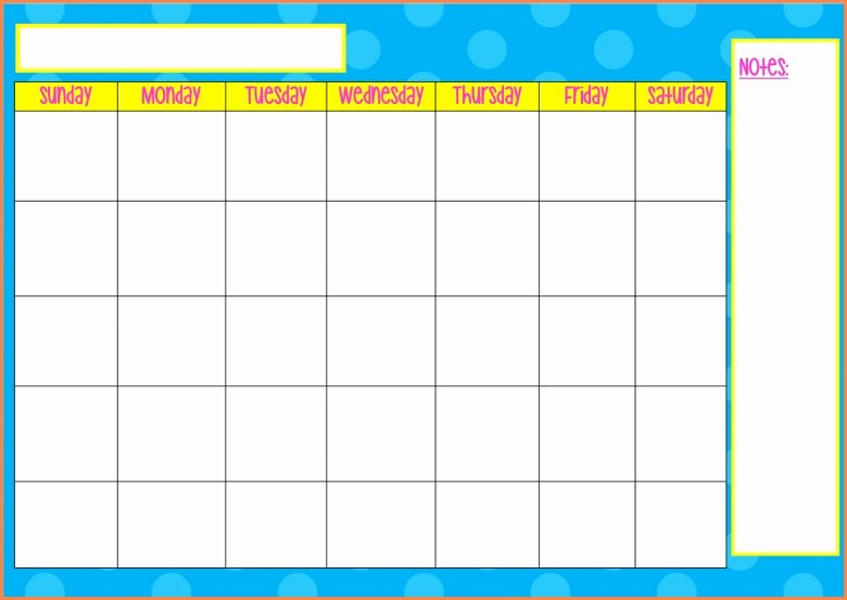 Monday Through Sunday Schedule Template Beautiful Monday Thru Sunday Calendars Free Calendar Template