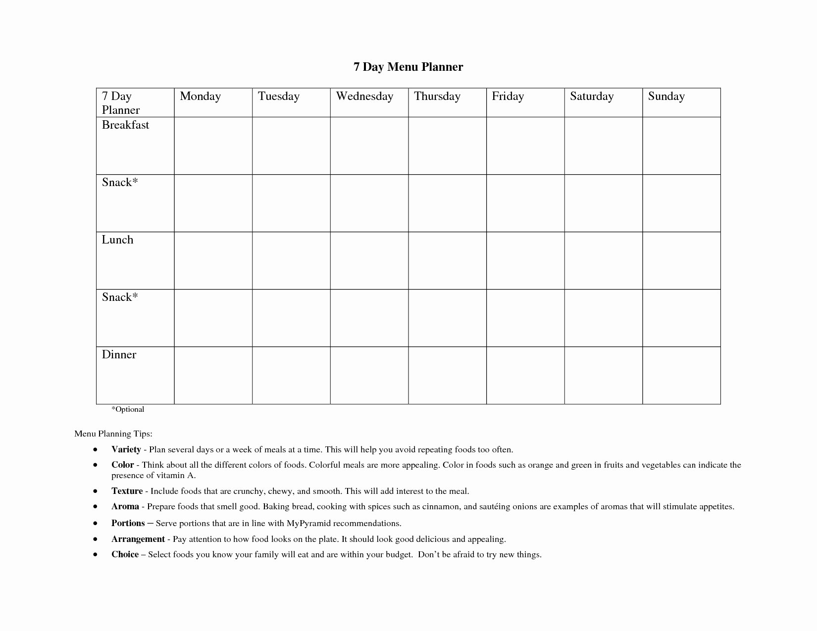 Monday Through Sunday Schedule Template Elegant Collect Blank Monday Through Friday Work Schedule ⋆ the