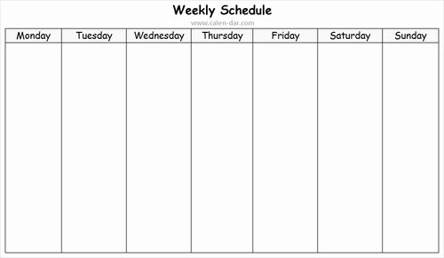 Monday Through Sunday Schedule Template Elegant Weekly Schedule Tumblr Wallpaper From Sunday to Saturday