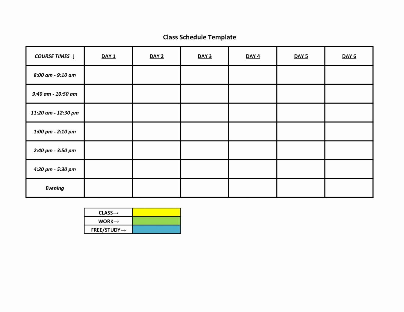Monday to Friday Schedule Template Best Of Monday to Sunday Schedule Free Calendar Template