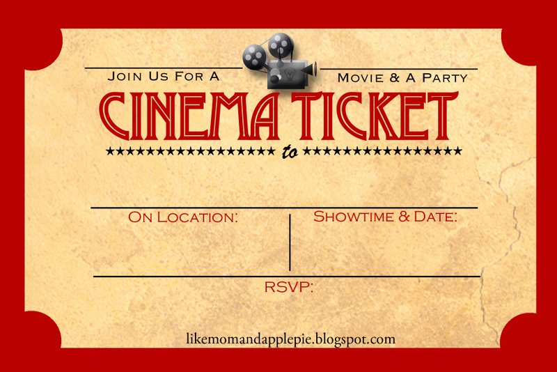 Movie Party Invitations Template Best Of Favorite Movie Night Party Ideas Decor to Adore