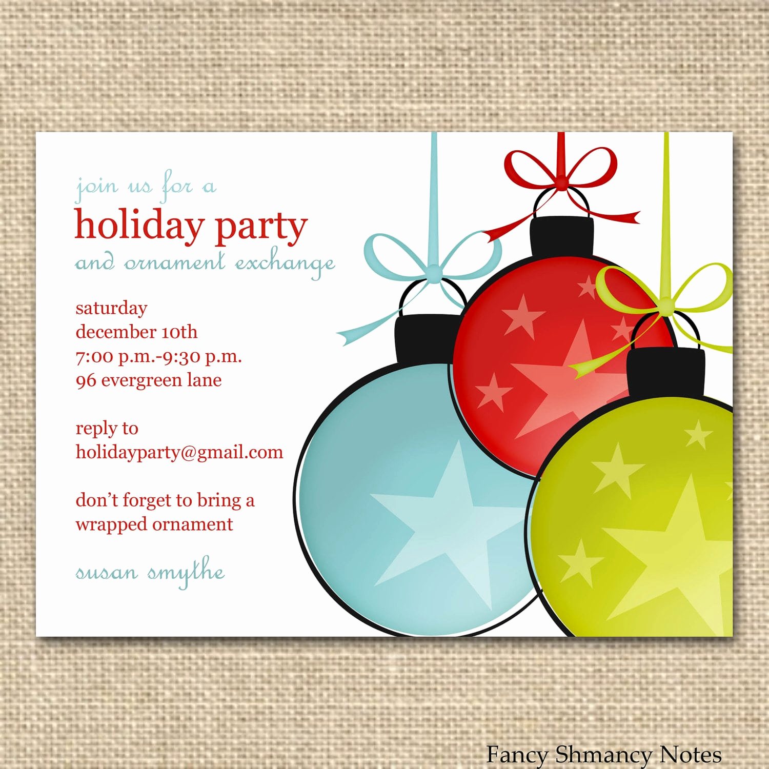 Ms Office Invitation Template Awesome Free Printable Fice Christmas Party Invitations