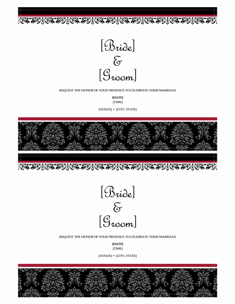 Ms Office Invitation Template Best Of Microsoft Word 2013 Wedding Invitation Templates