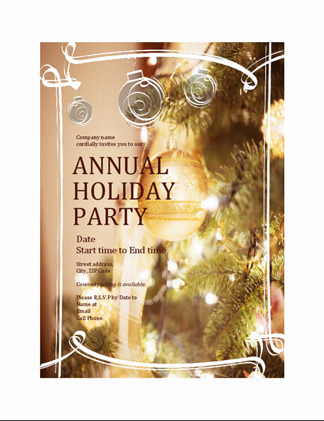 Ms Office Invitation Template Fresh 15 Free Christmas Party Invitation Templates Ms Fice