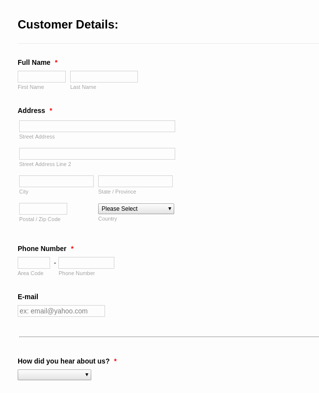 New Customer form Template Free Luxury 10 000 Free Line form Templates &amp; form Examples