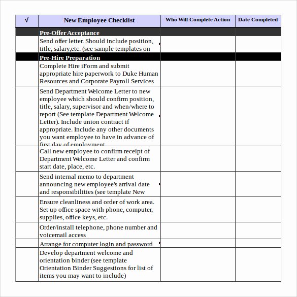 New Hire Training Plan Template Best Of Excel List Template Sample