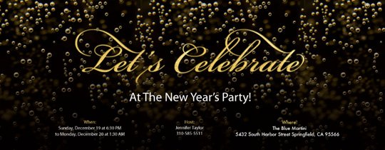 New Year Party Invitation Template Luxury New Year S Eve Party Invitations