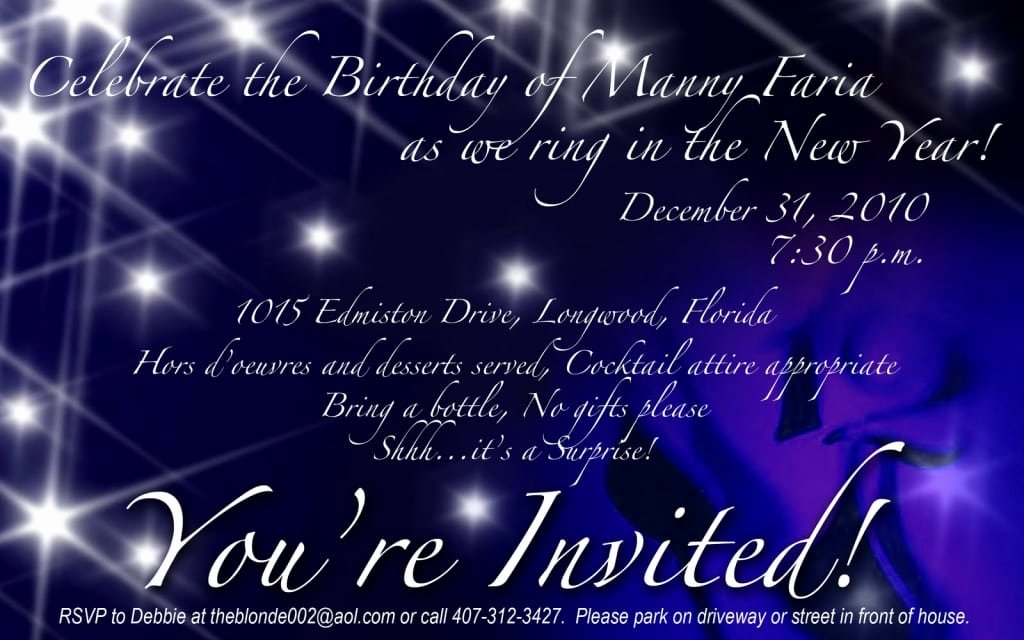 New Year Party Invitation Template New New Years Eve Party Invitation