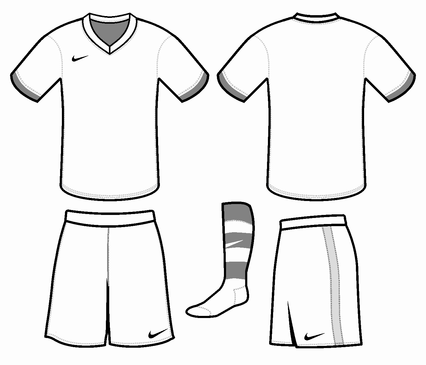 Nike Football Uniform Template Fresh Free Blank soccer Jersey Template Download Free Clip Art