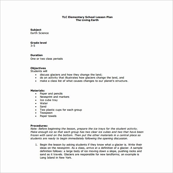 Nys Lesson Plan Template Fresh Lesson Plan format Nyc