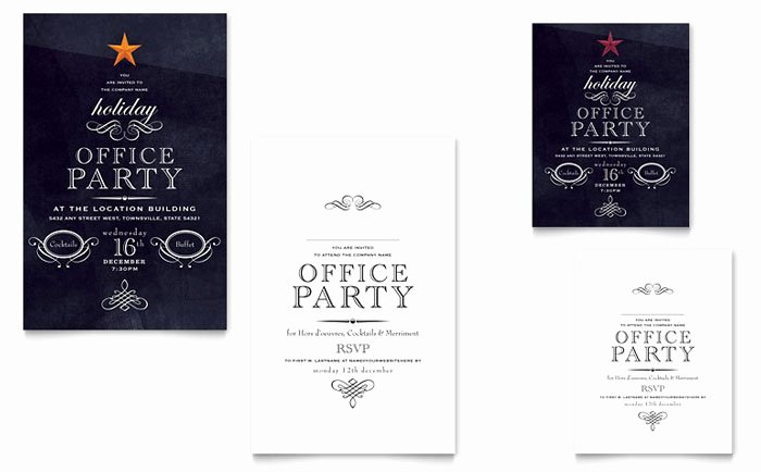 Office Christmas Party Invitation Template Beautiful Christmas Party Graphic Design Ideas &amp; Inspiration