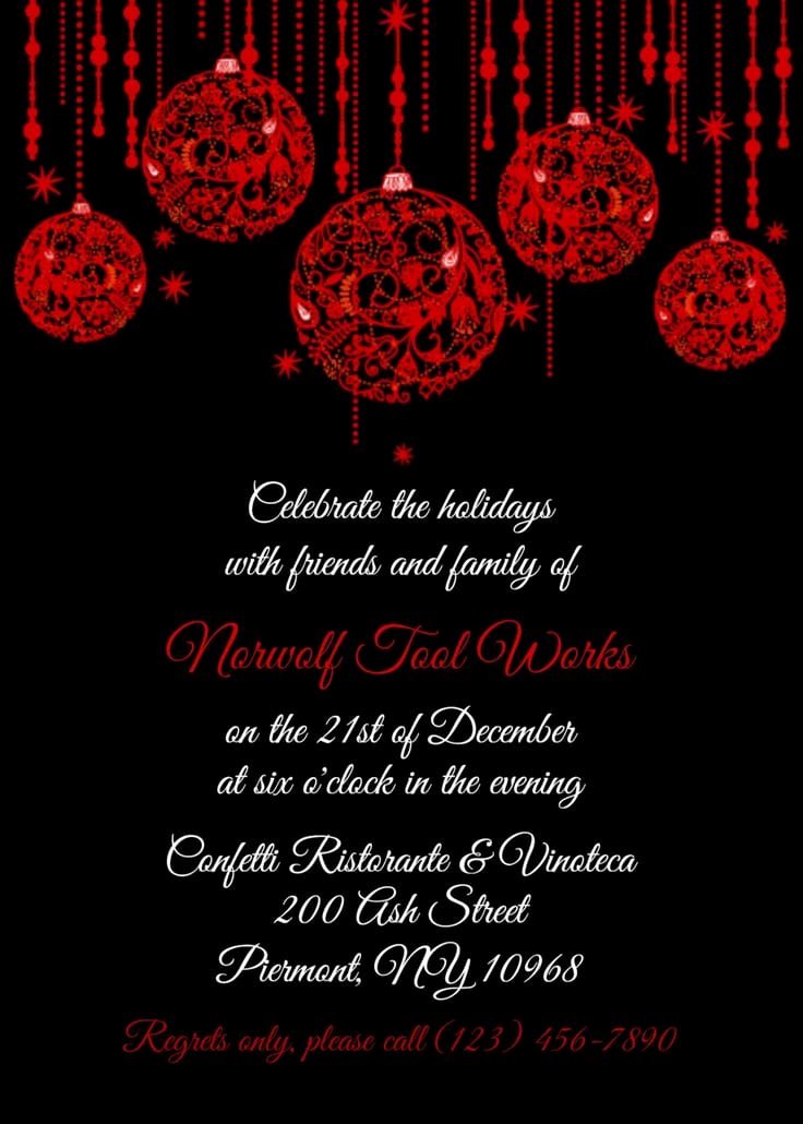 Office Christmas Party Invitation Template Best Of Fice Christmas Party Invitation Templates Free